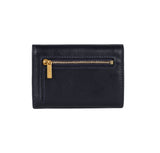 Petit portefeuille en cuir Lancaster-Donna Grace Bleu Foncé