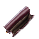 Pochette téléphone en cuir Lancaster-Donna Grace Bordeaux