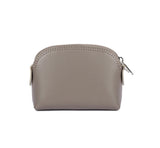 Petit porte-monnaie en cuir Lancaster-Smooth Taupe/Galet