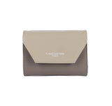 Portefeuille en cuir Lancaster-Smooth Taupe/Galet