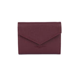 Petit portefeuille en cuir Lancaster-Foulonné PM Bordeaux