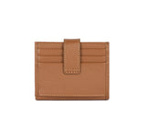 Porte-cartes en cuir Lancaster-Foulonné PM Camel