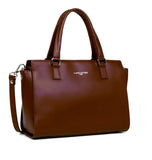 Sac à main en cuir Lancaster-Smooth Bordeaux