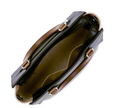 Sac à main en cuir Lancaster-Smooth Noir/Nude/Vison