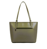 Sac cabas en cuir Lancaster-Smooth Kaki