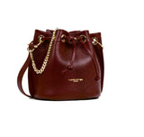 Petit sac seau Lancaster-Alba Bordeaux