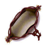 Petit sac seau Lancaster-Alba Bordeaux