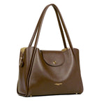 Sac cabas en cuir Lancaster-Ida Marron