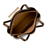 Sac cabas en cuir Lancaster-Ida Marron