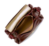 Petit sac à main en cuir Lancaster-Ida Bordeaux