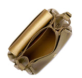 Petit sac à main en cuir Lancaster-Ida Taupe