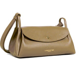 Sac à main en cuir Lancaster-Ida Taupe