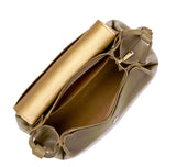 Sac à main en cuir Lancaster-Ida Taupe