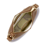 Petit sac besace en cuir Lancaster-Aria Marron