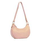 Petit sac besace en cuir Lancaster-Aria Nude