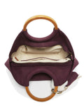 Sac à main vegan Crocus Woomen Coloris Prune