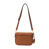 Sac à main avec rabat Mac Alyster Aurore Cognac