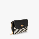 Petit portefeuille Petula noir – Compact et tendance