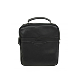 Sacoche porté bandoulière en cuir Homme Katana 69319 noir