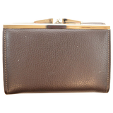 Porte-monnaie à fermoir en cuir Katana 953011