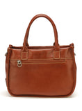 Leather handbag-Mocca-Soline-M73-03