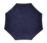 Parapluie Alpha X-TRA Solide Isotoner Marine Liseré Foncé