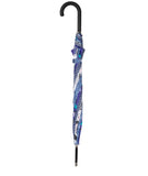 Cane Umbrella X-TRA Dry Isotoner 09457 Patchwork Blue