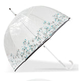 Parapluie Cloche Transparent Isotoner Fleur Cerisier
