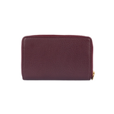 Portefeuille Zippé Dune Bordeaux Lancaster