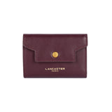 Petit portefeuille en cuir Lancaster-Donna Grace Bordeaux