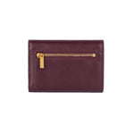 Petit portefeuille en cuir Lancaster-Donna Grace Bordeaux