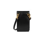 Pochette téléphone en cuir Lancaster-Donna Grace Noir