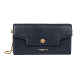Pochette en cuir Lancaster-Donna Grace Bleu Foncé