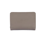 Portefeuille en cuir Lancaster-Smooth Taupe/Galet