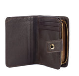 Petit portefeuille Milano Ana Lancaster Marron