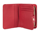 Petit portefeuille Milano Ana Lancaster Rouge