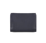 Petit portefeuille en cuir Lancaster-Foulonné PM Bleu Foncé