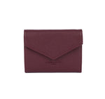 Petit portefeuille en cuir Lancaster-Foulonné PM Bordeaux