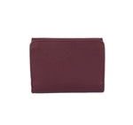 Petit portefeuille en cuir Lancaster-Foulonné PM Bordeaux