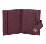 Porte-cartes en cuir Lancaster-Foulonné PM Bordeaux