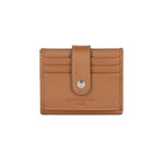 Porte-cartes en cuir Lancaster-Foulonné PM Camel