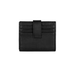 Porte-cartes en cuir Lancaster-Foulonné PM Noir