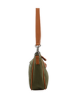 Porté épaule/travers Renée(modèle 292552) : Compact et raffiné-Kaki