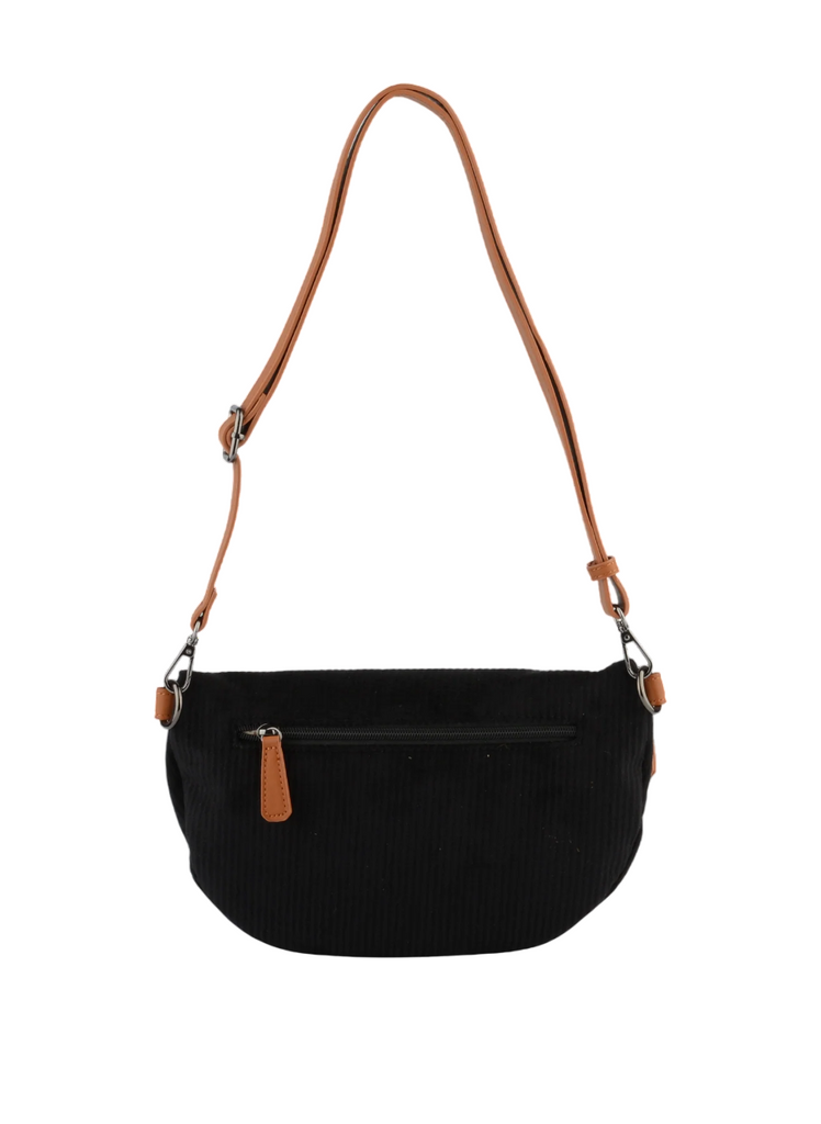 Sac banane Francinel – Velours côtelé avec détails camel, tendance