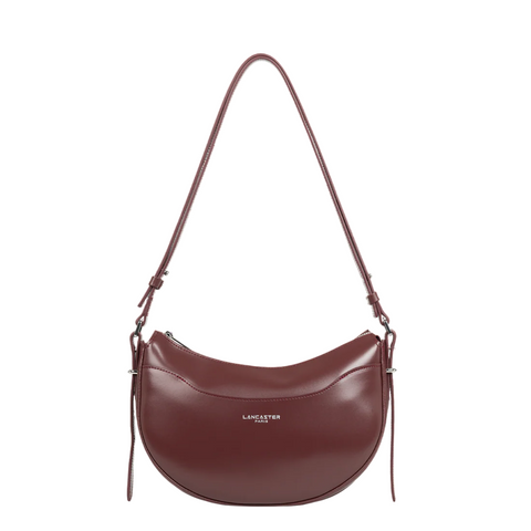 Sac à main demi lune Suave Ace Lancaster 433-28 Bordeaux