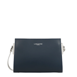 Sac à main trotteur Lancaster-Smooth Bleu/Ecru