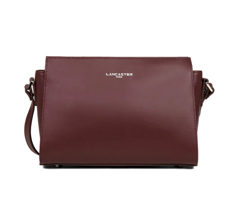 Sac à main trotteur Lancaster-Smooth Bordeaux