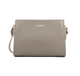 Sac à main trotteur Lancaster-Smooth Taupe Galet