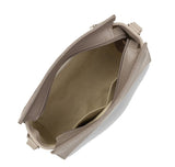 Sac à main trotteur Lancaster-Smooth Taupe Galet