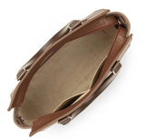 Sac porté main Constance 437-03 Lancaster Vison/Nude Foncé/Marron